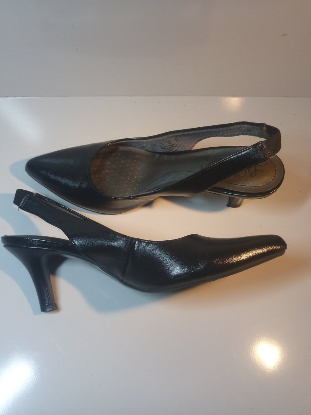 LifeStride Black Slingback Shoes